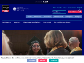 'telecom-paristech.fr' screenshot