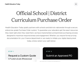 healtheducationtoday.com homepage screenshot