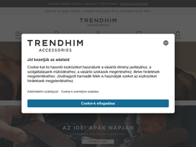 'trendhim.hu' screenshot