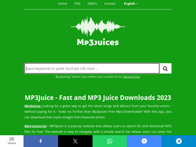 'www-mp3juice.blog' screenshot