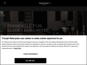 'triumph-motorcycles.ca' screenshot