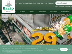 'baraofreeshop.com.br' screenshot