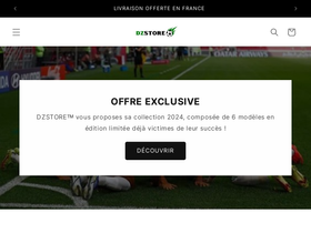 dzstore.fr homepage screenshot