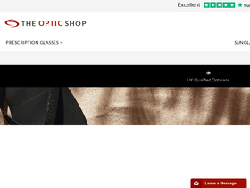 'theopticshop.co.uk' screenshot