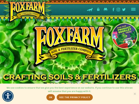 'foxfarm.com' screenshot
