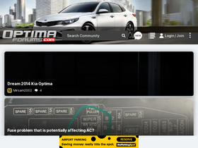 'optimaforums.com' screenshot