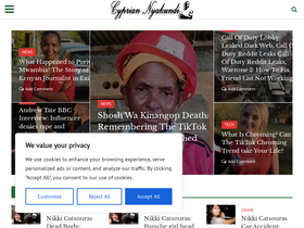 'cnyakundi.com' screenshot