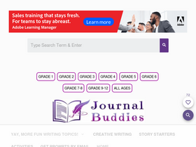 'journalbuddies.com' screenshot