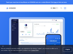 'iconomi.com' screenshot