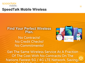 'speedtalkmobile.com' screenshot