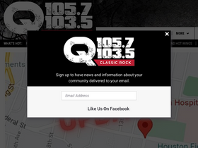 'q1057.com' screenshot