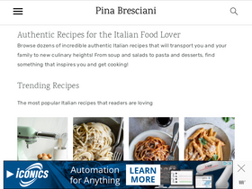 'pinabresciani.com' screenshot