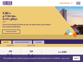 'circuscircus.com' screenshot