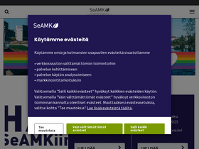 'kirjasto.seamk.fi' screenshot