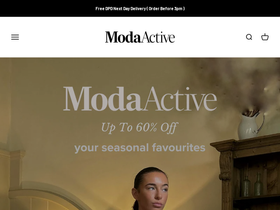 Modactive website screenshot
