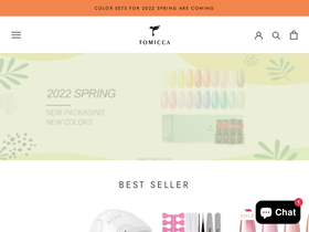 tomicca.com homepage screenshot