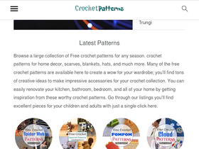 'crochetpatterns.in' screenshot