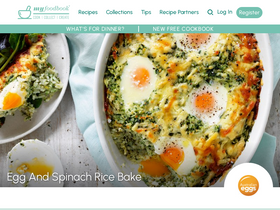 'myfoodbook.com.au' screenshot