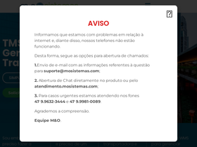 'mosistemas.com' screenshot
