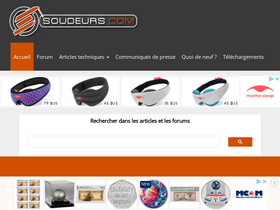 'soudeurs.com' screenshot