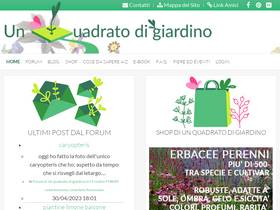 'unquadratodigiardino.it' screenshot