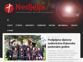 'nedjelja.ba' screenshot