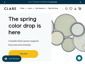 'clare.com' screenshot