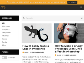 'we.graphics' screenshot