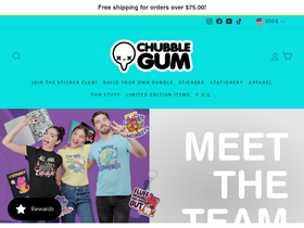 'chubblegum.com' screenshot