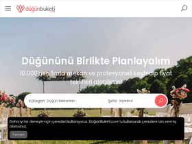 'dugunbuketi.com' screenshot