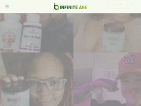 'infiniteage.com' screenshot