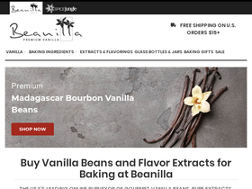 'beanilla.com' screenshot