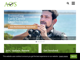 'americanornithology.org' screenshot