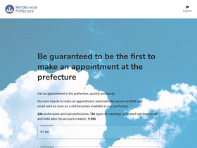 'rdvprefecture.com' screenshot