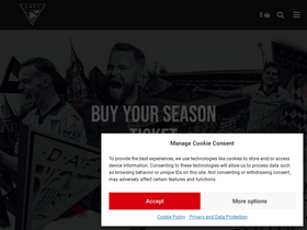 'dafc.co.uk' screenshot