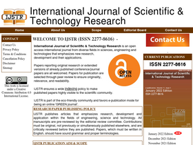 'ijstr.org' screenshot