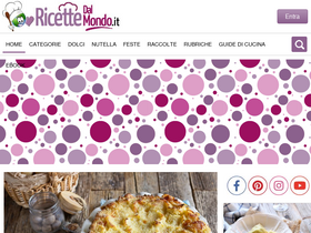'ricettedalmondo.it' screenshot