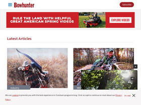 'bowhunter.com' screenshot