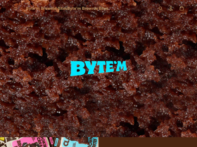 Byte'm Brownie Bites website screenshot