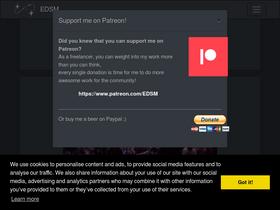 'edsm.net' screenshot