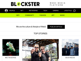 'blockster.com' screenshot