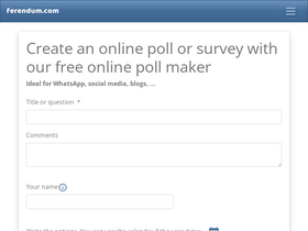 'ferendum.com' screenshot