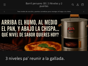 barrilperuano.com homepage screenshot