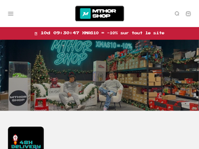 Mthor Shop website screenshot