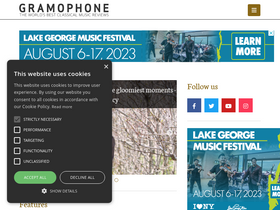 'gramophone.co.uk' screenshot