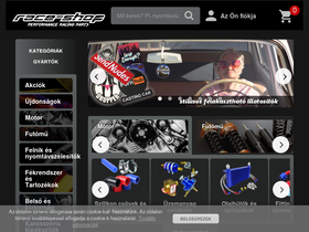 'race-shop.hu' screenshot