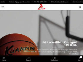 Kuangmi® Sports website screenshot