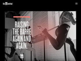 'barmethod.com' screenshot