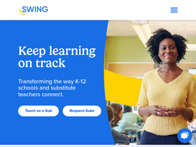 'swingeducation.com' screenshot