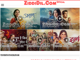 'ziddidil.com' screenshot